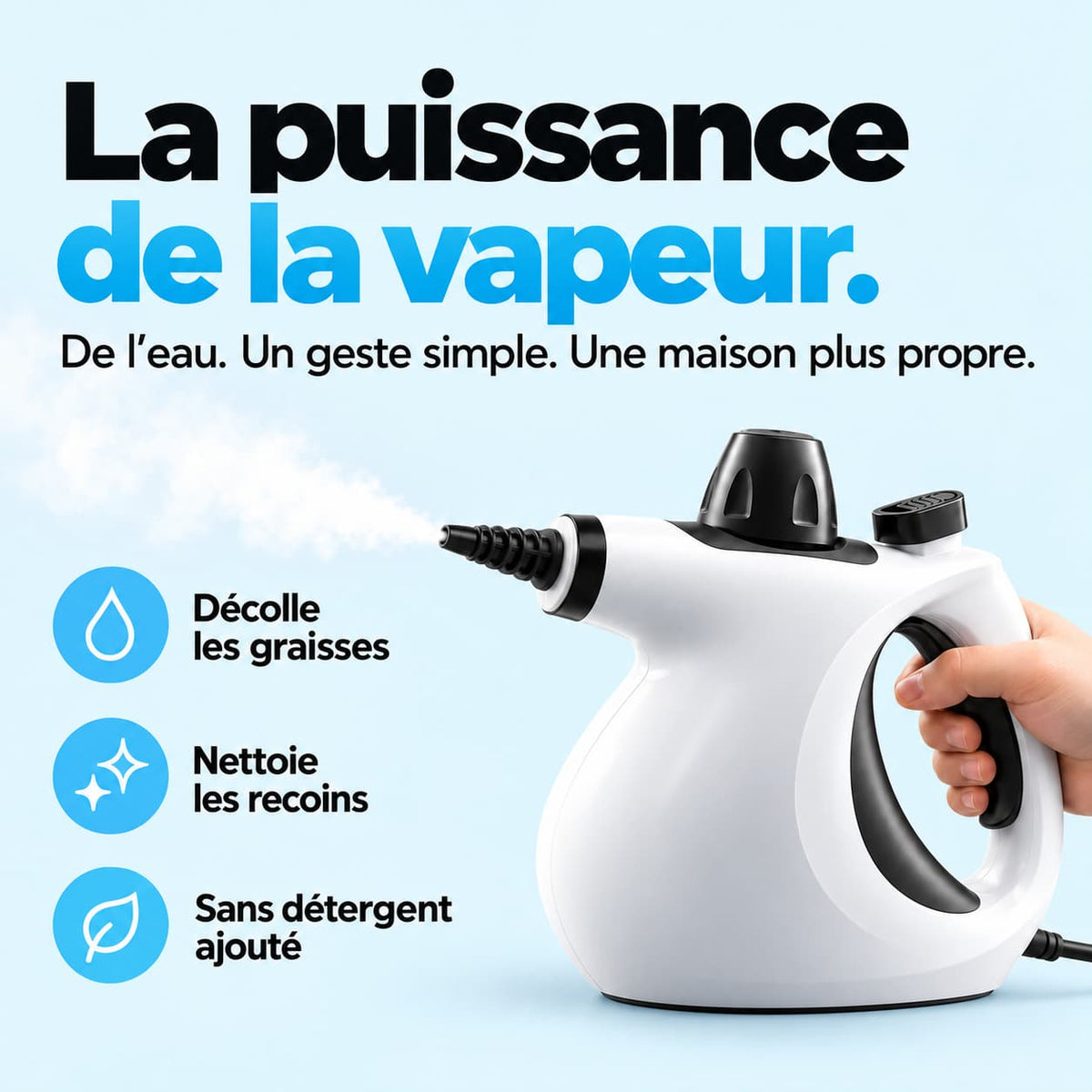 Talia Vapeur Pro : Le Nettoyeur Vapeur Haute Température